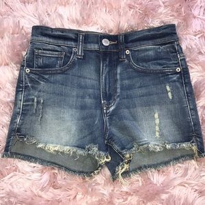 NWT! Express high rise denim shorts